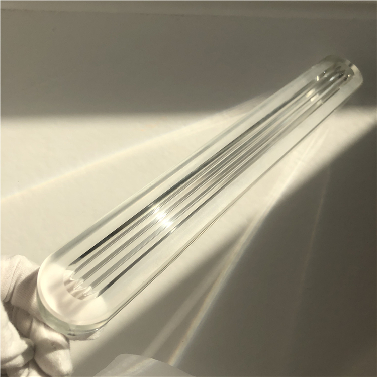 220*34*17mm thickness Groove type transparent level gauge glass Sight glass for boiler water level gauge