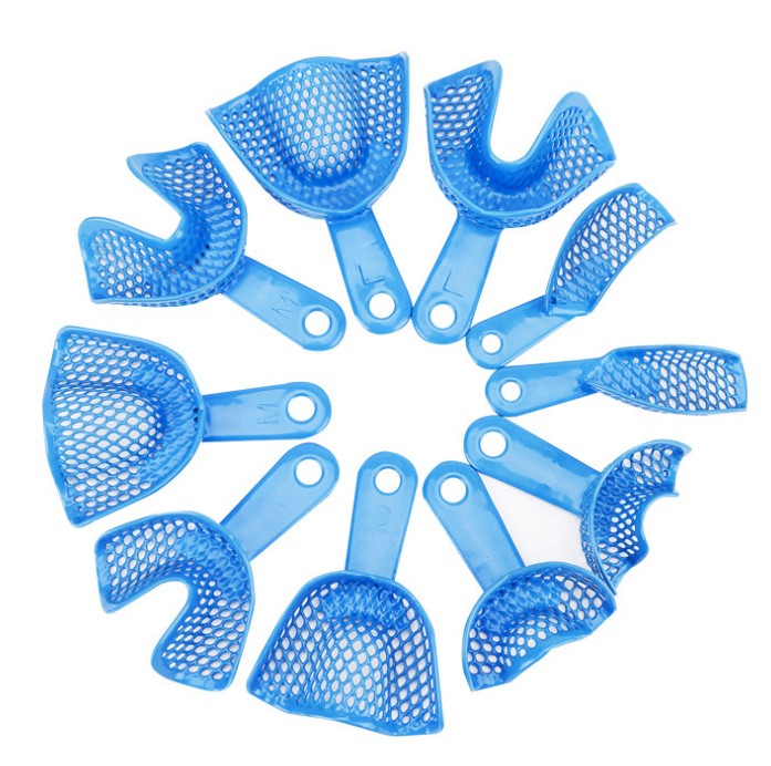 Dental Impression Tray Plastic-Steel Teeth Holders Dentist Instrument Dentistry Materials Dentist Tools