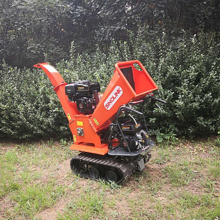 13.5Hp B & S ручной толчок гусеничная дробилка древесины сельскохозяйственный трактор с приводом дробилки древесины измельчитель гранул машина
