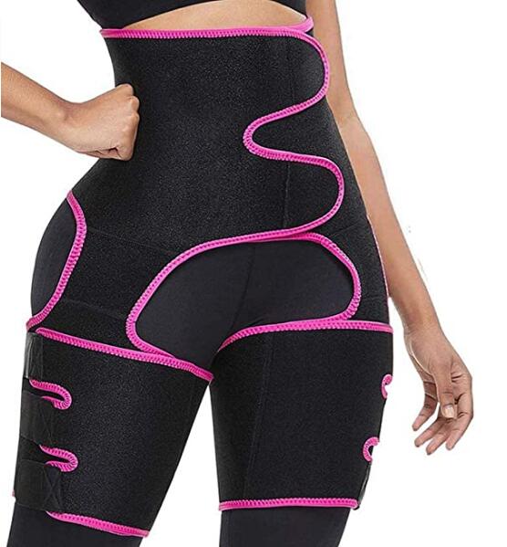 3-в-1 бедра Триммер пояс с прикладом для похудения Body Shaper тренировочный пояс на талии тренер для женщин