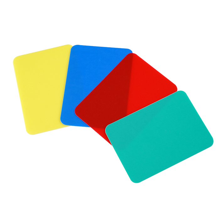 YH Cheap Casino Plastic Cut Card Ultra Thin 4 Colors Available PVC Poker Cut Card