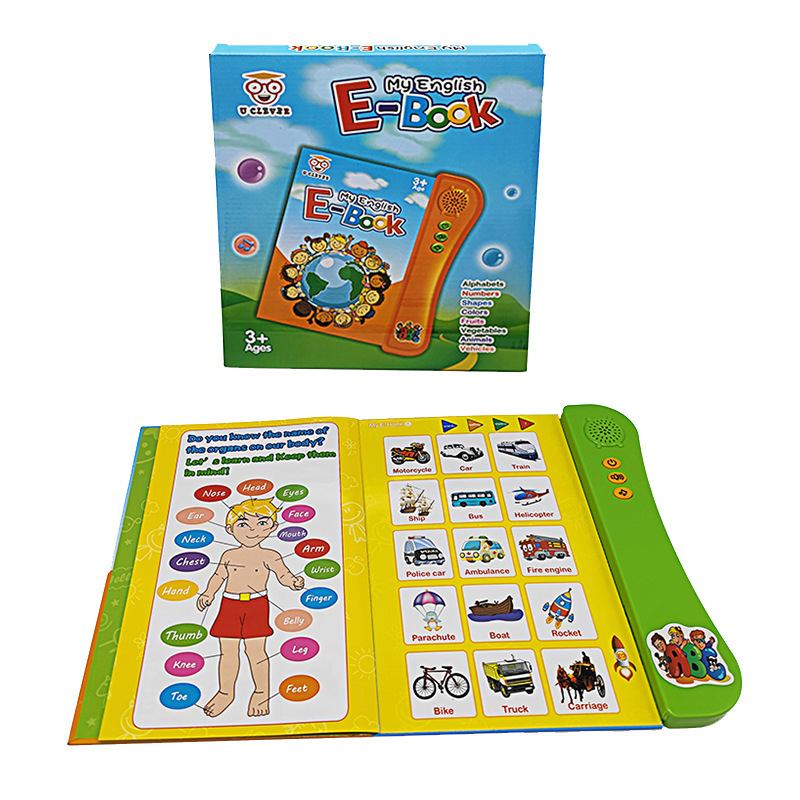 Children Early Learning Interactive Sound Books Preschool English Enlightenment Education E-book Kids Abc Learning Audio Book