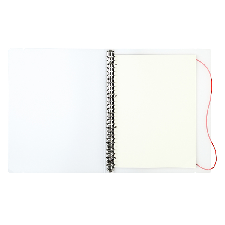 Ready To Ship A5 Clear Cover Notebook Loose Leaf Binder Notebooks With Refillable Inner Page Fast Delivery