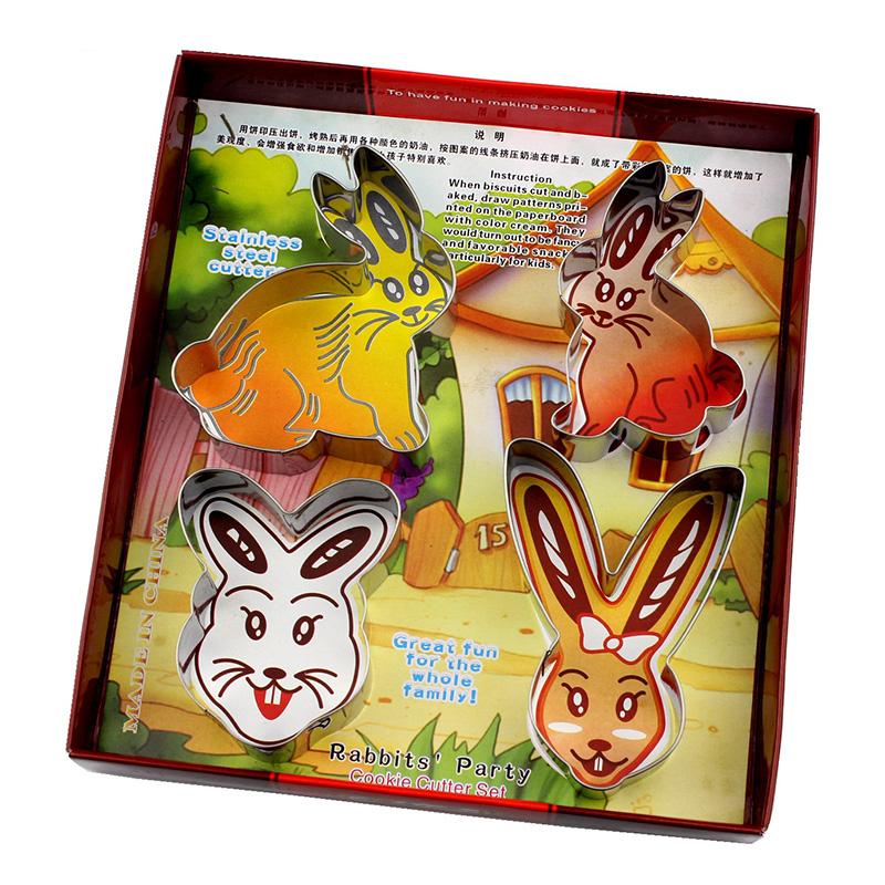 High quality Kitchen accessories Easter/Halloween Cookies Mould Cookie Biscuit Cutter Set