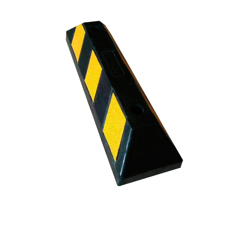 High-Quality Driveway Rubber Parking Lot Reflective And Durable Plastic Garage Anti-Collision Wheel Block