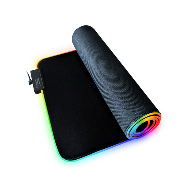 Quanbao2021, новый индивидуальный высококачественный rgb коврик для мыши, игровой Нескользящий Резиновый коврик для мыши