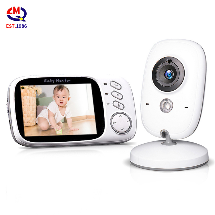 3.2in LCD Baby Video Monitor Nanny Temperature Monitoringtwo Way Audio Talk With Ir Night Vision