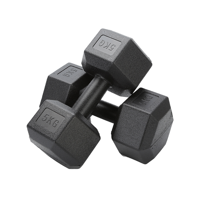 Cheap Price Gym Weights Lifting Equipment 1 To 10 Kg Fitness Vinyl Hex Dumbbells For Sale
