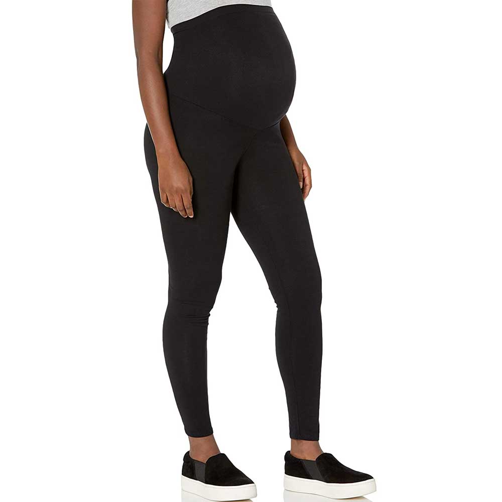 Женские эластичные брюки полной длины Secret Fit живота OEM Леггинсы для беременных домашняя одежда
