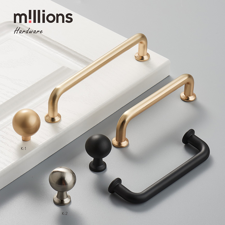 Wenzhou Millions Zinc alloy new door and furniture drawer tubular handles for kitchen cabinets hardware accessories pull