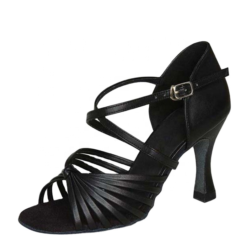 Women customized heels Professional Satin Latin Dance shoes