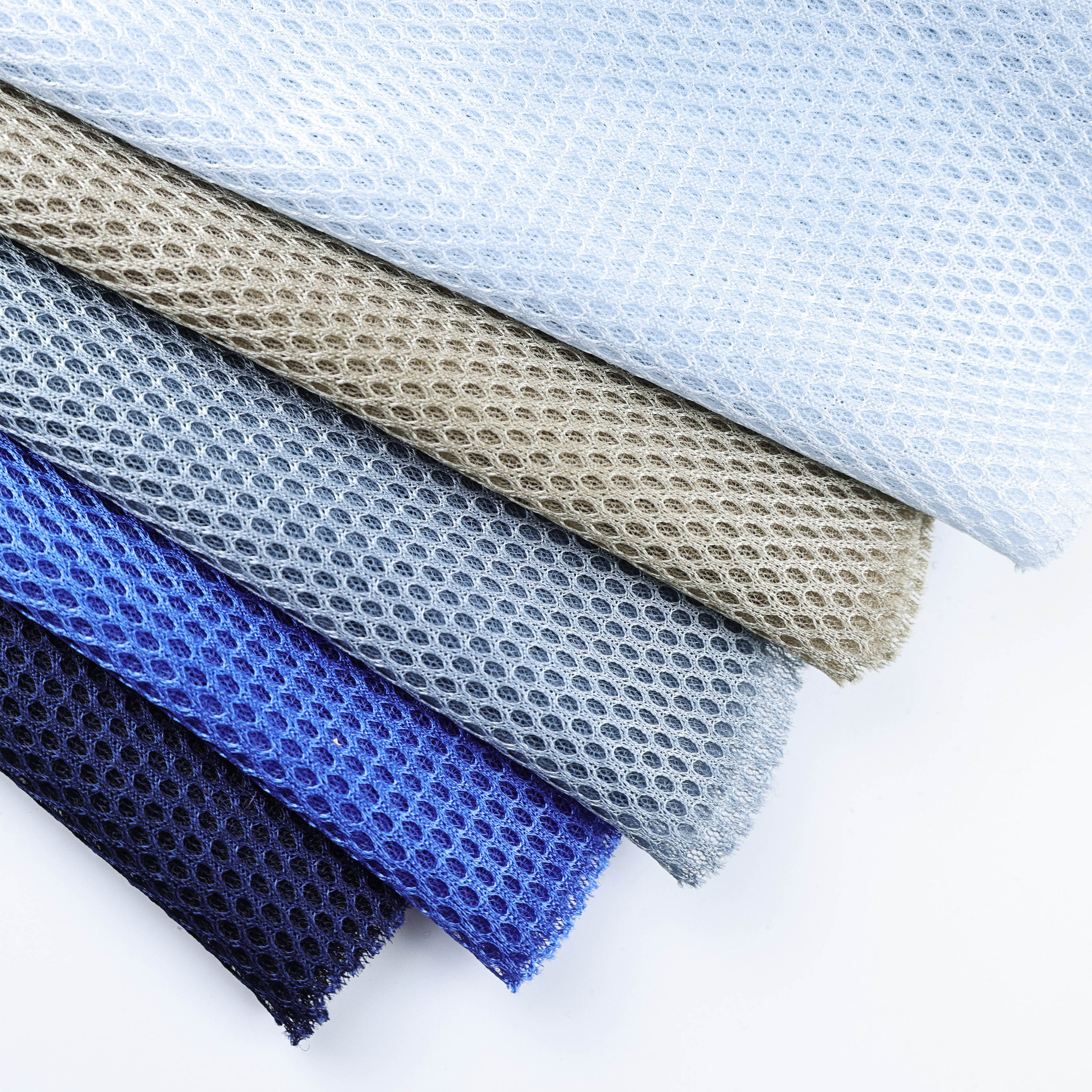 Girls' Customizable 100% Polyester Knitted 3D Air Mesh Fabric for Garment or Bag Production