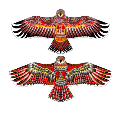 1.2m Flat Eagle Kite Children Flying Bird Kites Windsock Outdoor Toys Garden Cloth Toys For Kids Gift L0025
