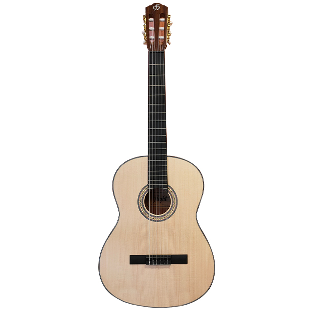 Factory handmade guitar nylon string primary solid 39 inch top classic guitar