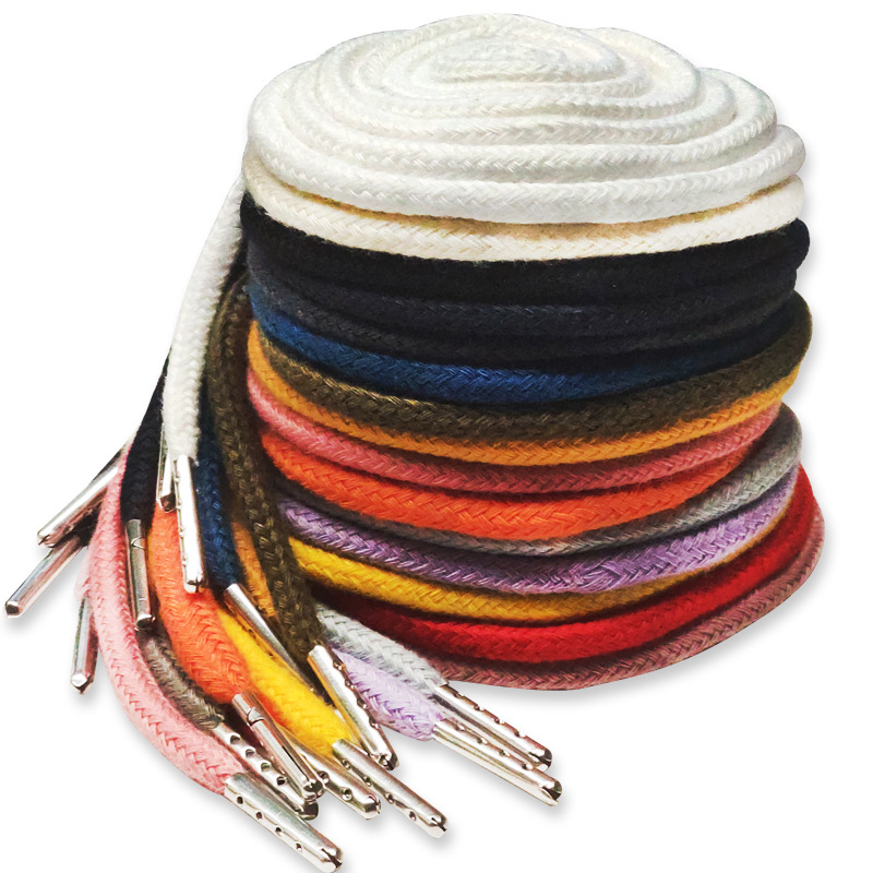 Manufacturer direct sales 5-6mm color round cotton rope sports pants waist rope