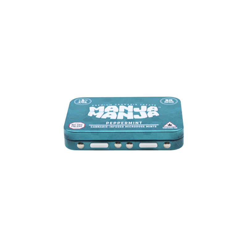 Xinyu Disposable Packaging Child-Resistant Hemp Smokes Cartridge Cigarette CBD Weed Flower Metal Tin Box