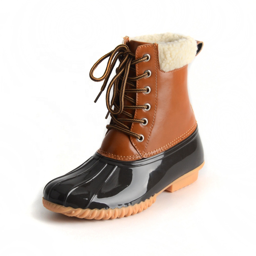 Comfortable Cheap Winter Waterproof Warm Bean Winter Snow Boots Anti Slip Women Shoes