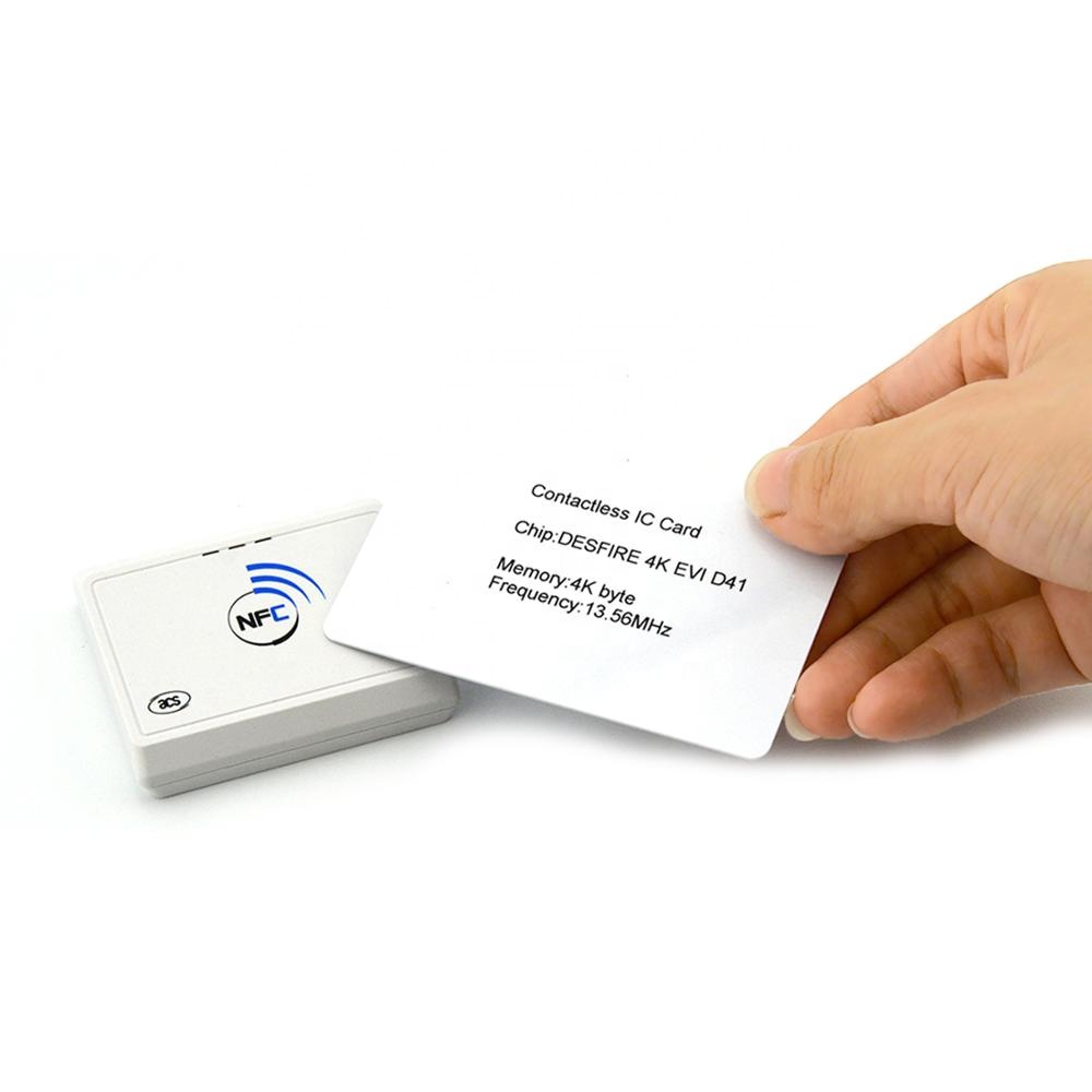 Беспроводной IOS Android BT Rfid считыватель писатель 13,56 МГц NFC устройства для чтения карт ACR1311U-N2