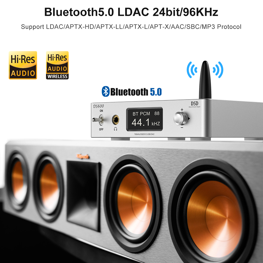 Усилитель мощности для Hi-Fi аудиосистемы с 768 кГц/32 бит звуком