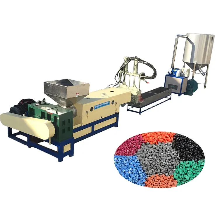 PP PE film granulating machine/hdpe ldpe recycling pelletizing line/waste plastic granules making machine price