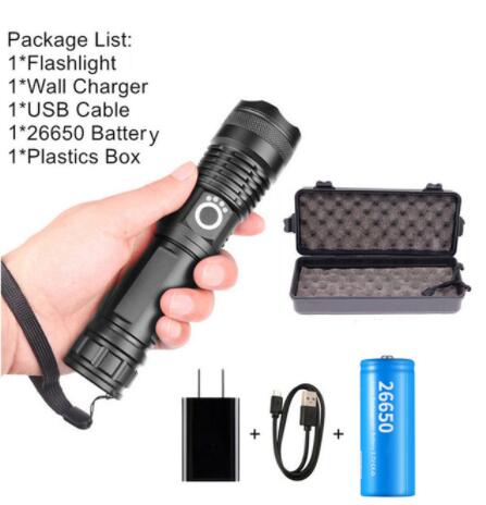 Самый мощный фонарик xhp70.2, светодиодный фонарик 95000 лм с usb и зумом, аккумуляторы xhp70 xhp50 18650 или 26650 для лучшего кемпинга и активного отдыха
