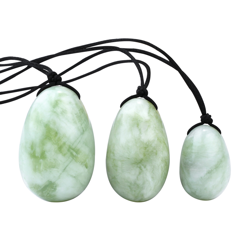 Оптовая продажа натуральный Xiuyan Jade Yoni яичный набор Кегель упражнения для женщин