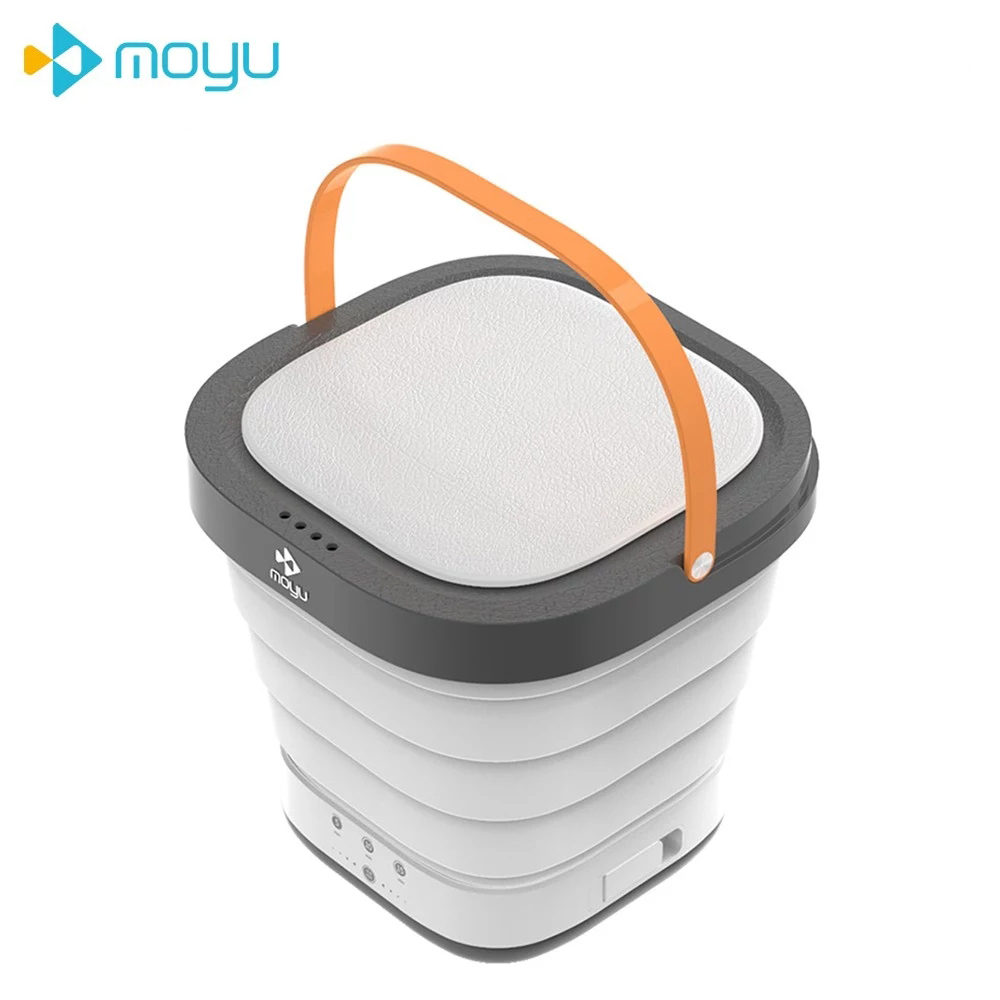 Молодежная версия Xiaomi Moyu XPB08-F1C, складное ведро для стирки, портативная мини-стиральная машина, дорожная ванна для стирки, для кемпинга, спальни