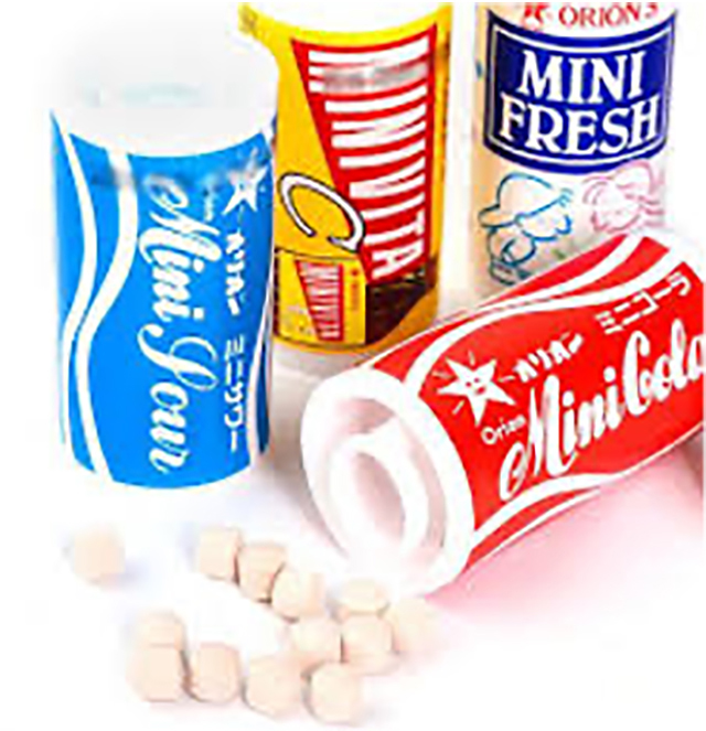 Ramune unique packaging look like canned juice snacks candy Japan