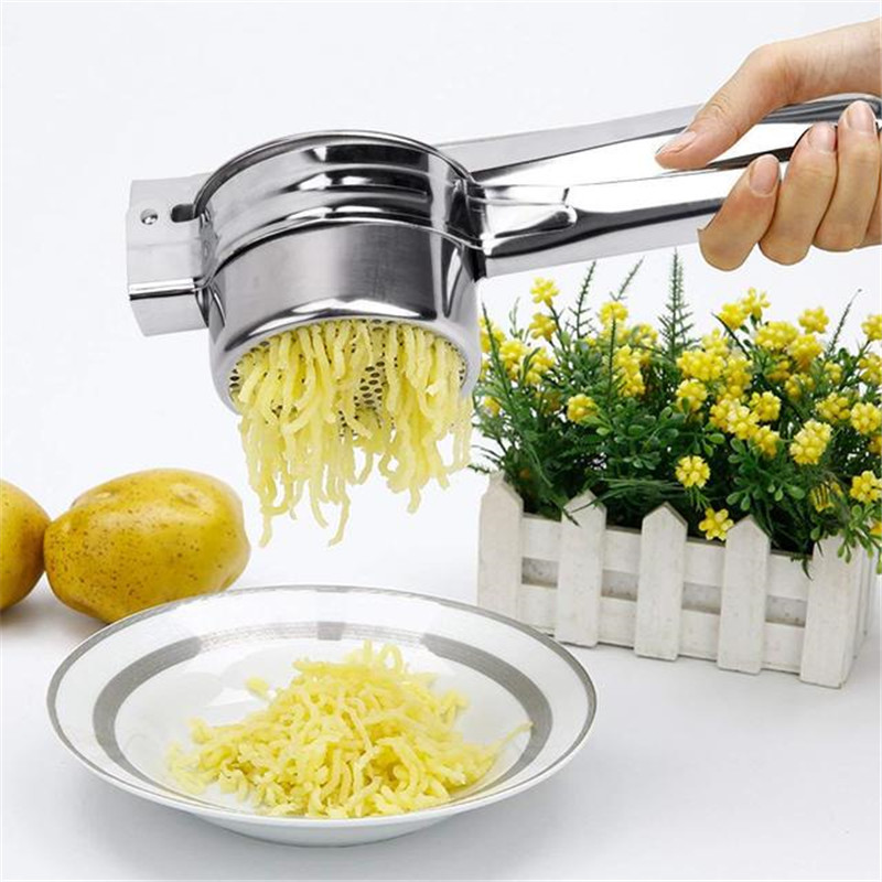 Hot Sale New Product Kitchen Tool Heavy Duty Stainless Steel Potato Ricer Masher Fruit Juice Baby Food Squash Yams Presser