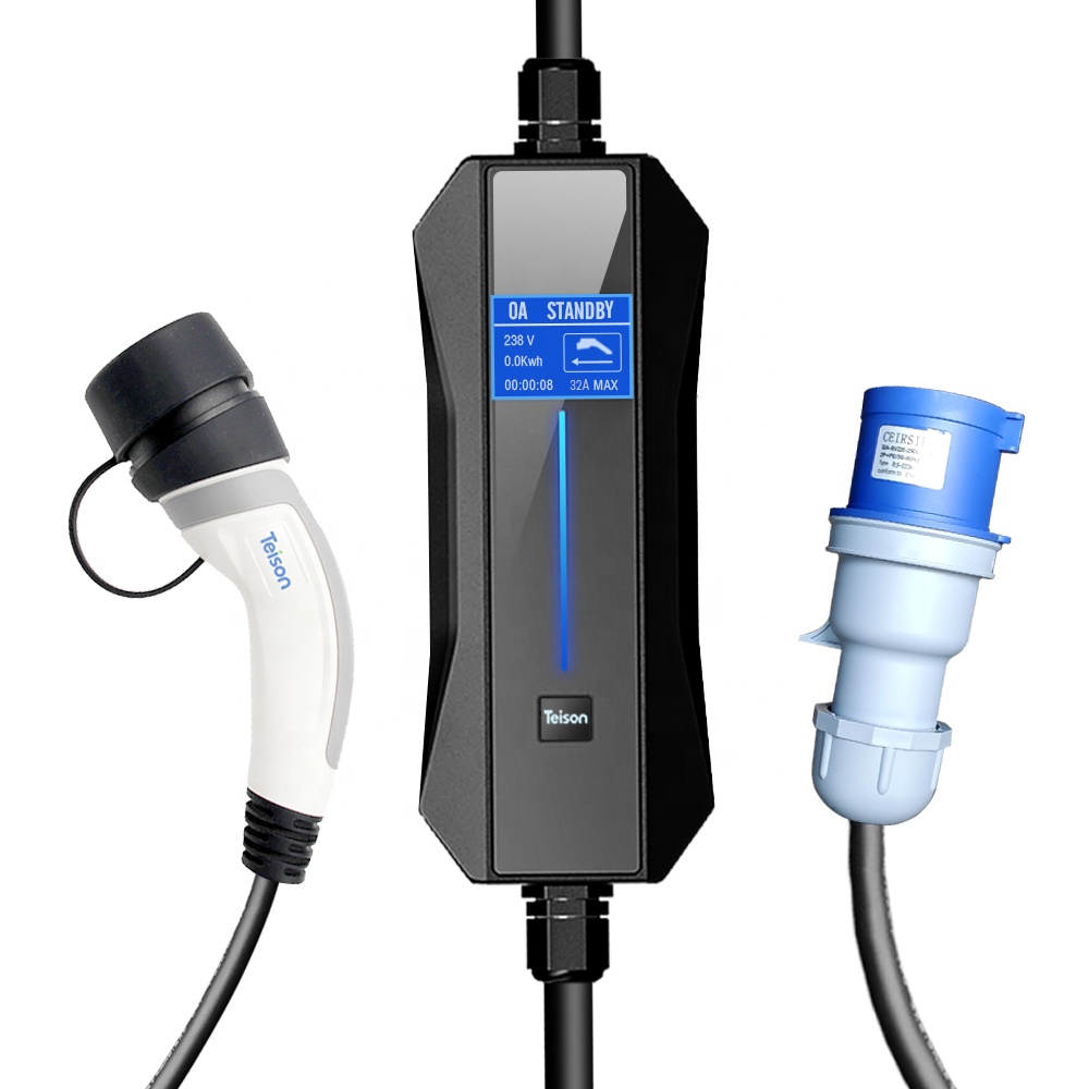 Teison EV зарядное устройство портативное беспроводное iec 62196-2 2 типа штепсельной вилки уровень 2 зарядная станция зарядное устройство для электромобиля в Европе