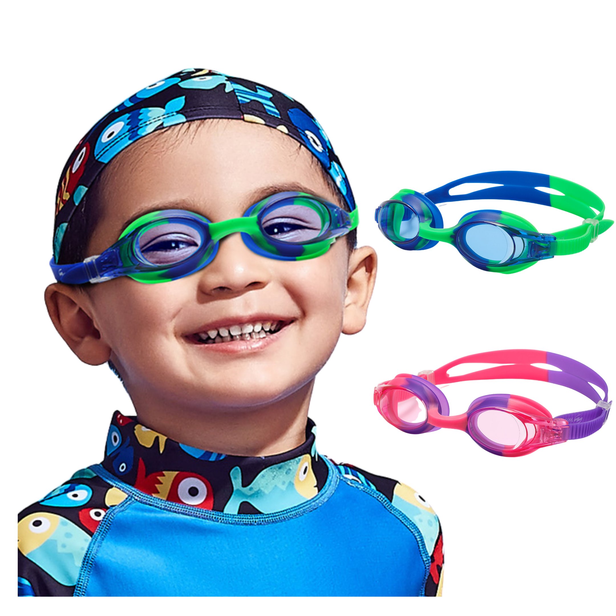 Hot Sale High Quality Anti Fog Swim glasses Uv Silicone swimming Goggles Kids