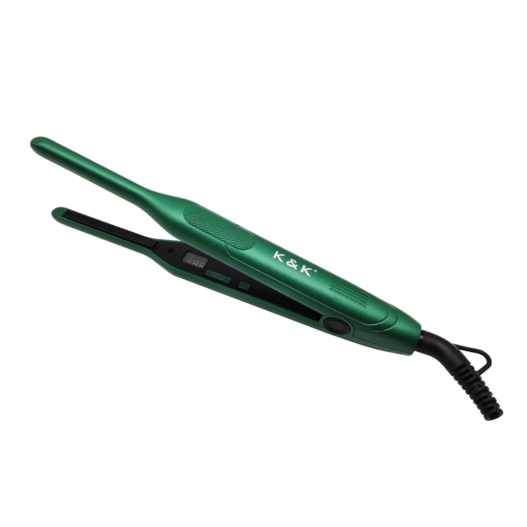 Mini Portable Pencil Titanium Flat Iron customize Small Hair Straightener