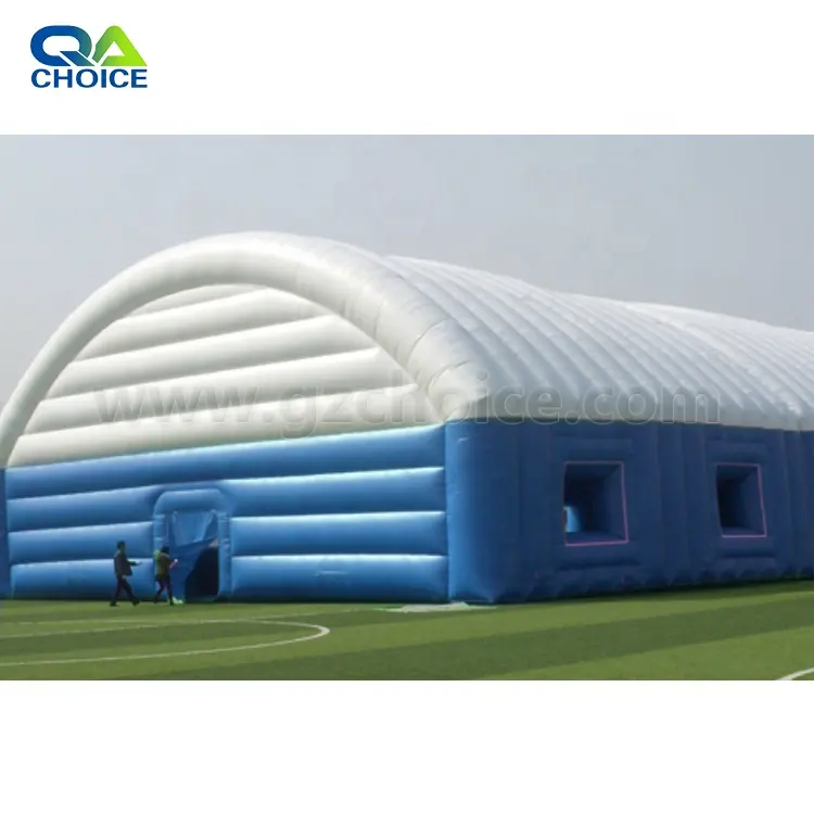 Большая надувная палатка на крыше, надувные мероприятия на открытом воздухе, палатка для футбольного поля, теннисной корты, надувной склад