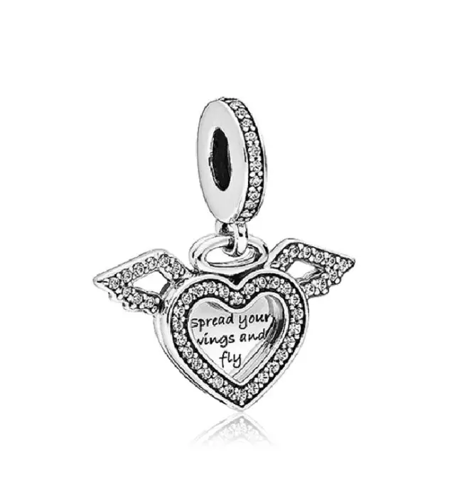 Wholesale cheap metal angel charms croc charms angel wings