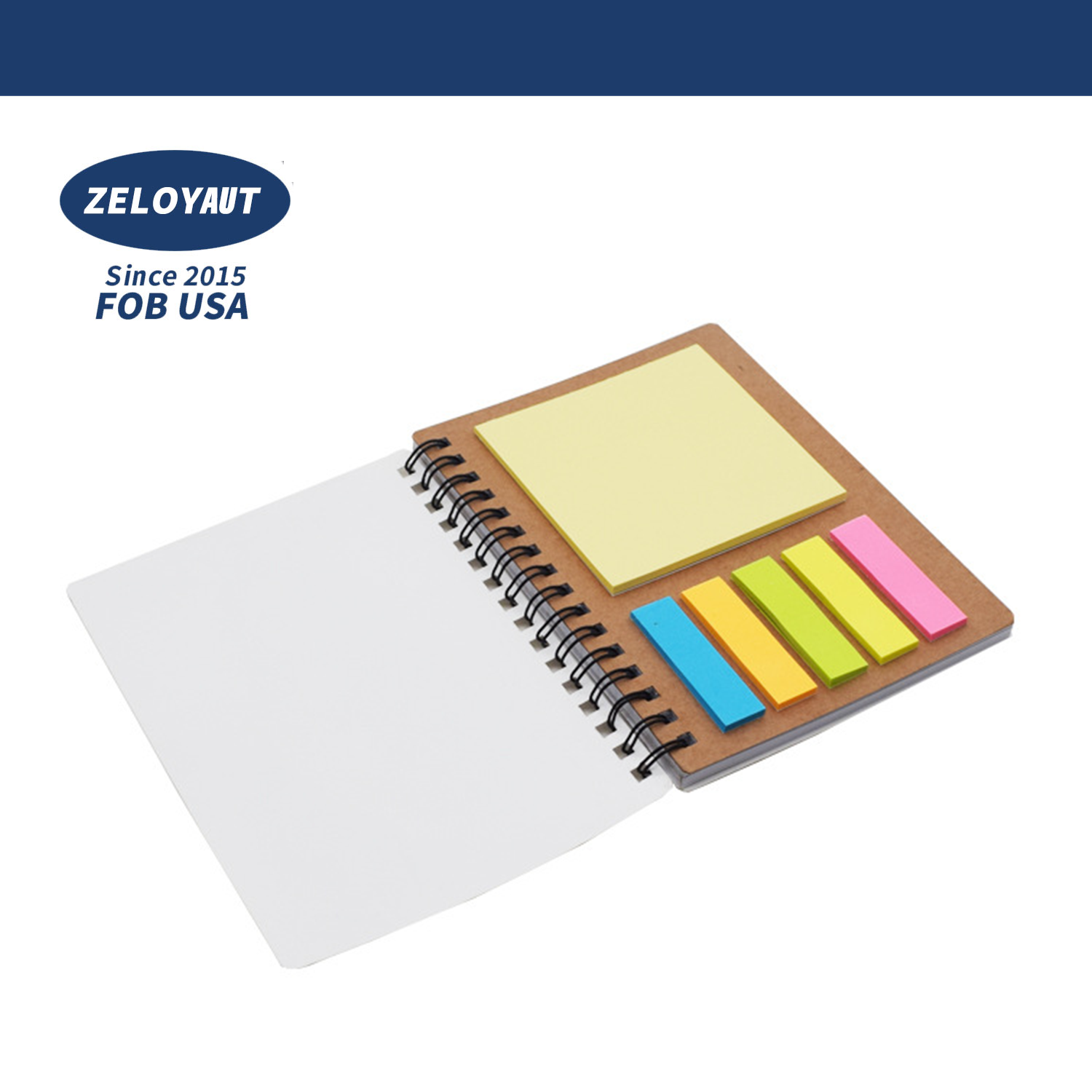 ZELOYAUT Premium Sublimation blanks A5/A6 Notebook with Plastic covers with pads sublimation notebook blanks custom logo