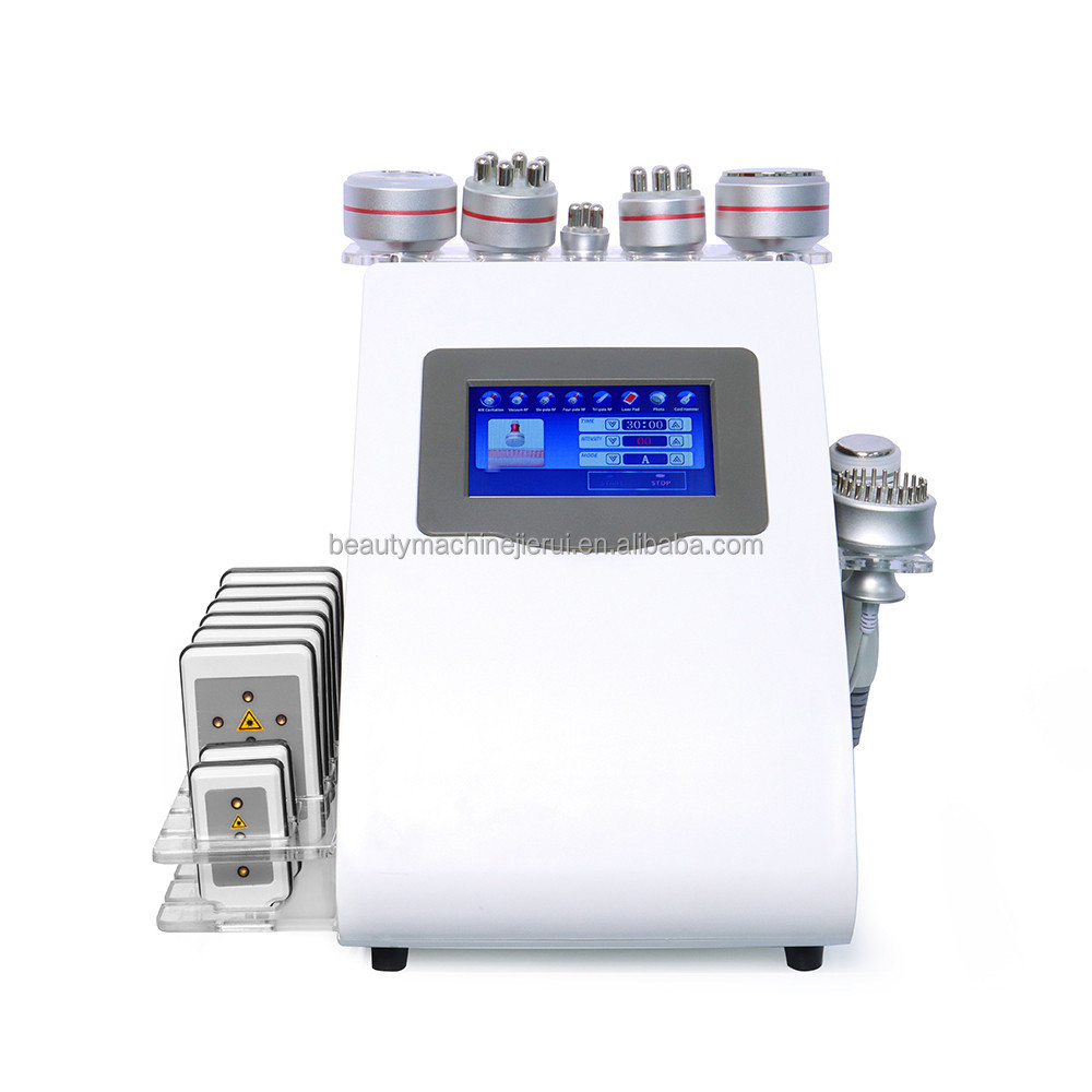 Professional 9 in 1 cavitation 80K 40k ultrasonic cavitation vacuum rf body slimming machine For beauty salons