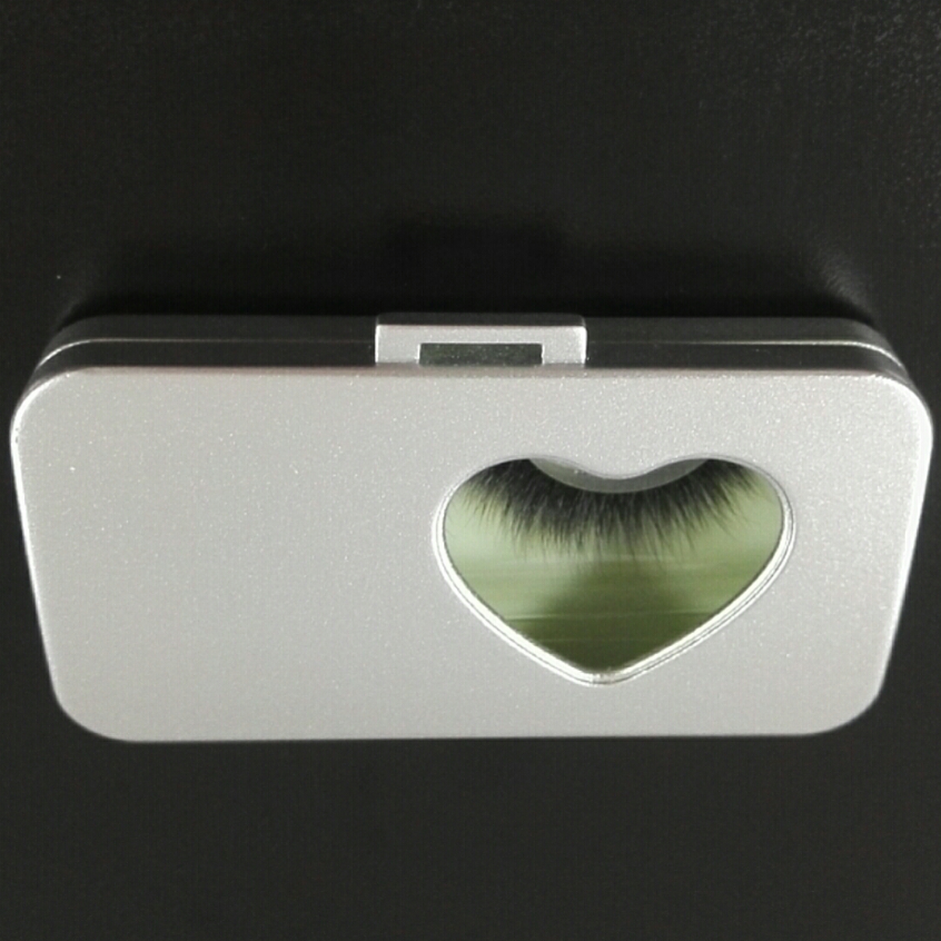 Factory Wholesale Custom eyelashes Packaging box Eyelash box with heart window on the top