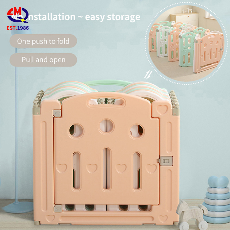 Super quality adjustable baby indoor play fence popular toddler playpen with swing toys