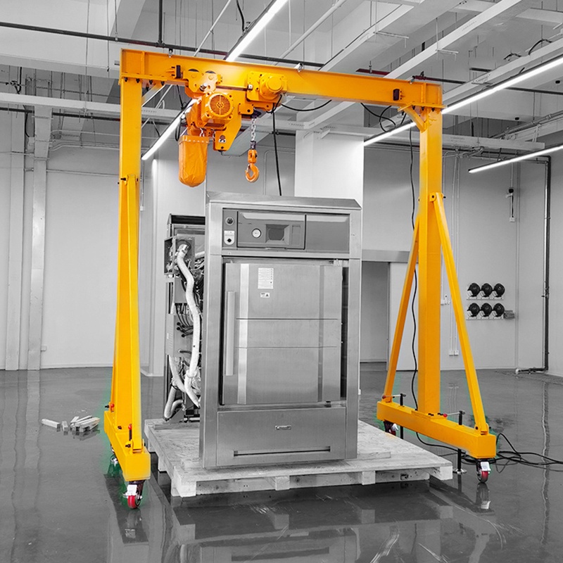 China supplier 1 ton 2 ton 3 ton 5 ton 10 ton electric mobile portal gantry crane