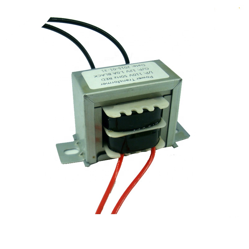 Однофазный трансформатор питания 12VA 110v до 12v 1A Ei