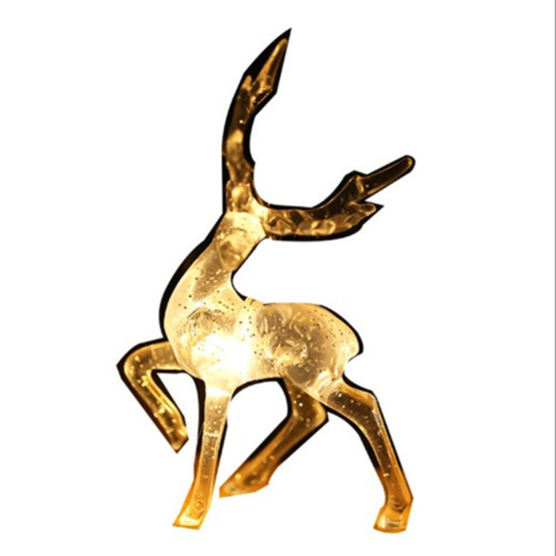 LED sika олень гирлянды огни батарея коробка Рождество лося украшения сада небольшие фонари Китай профессиональное производство уникальный