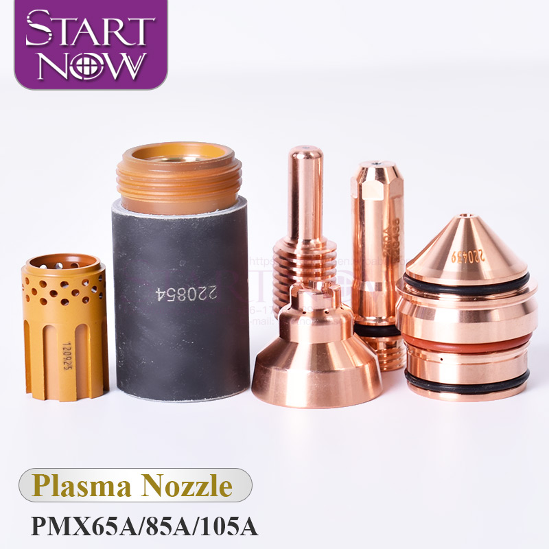 Startnow PMX65/85/105A плазмы серии насадка 220941 Красный медный электрод 220842 220816 220994 220854 плазменный резак наконечник щит
