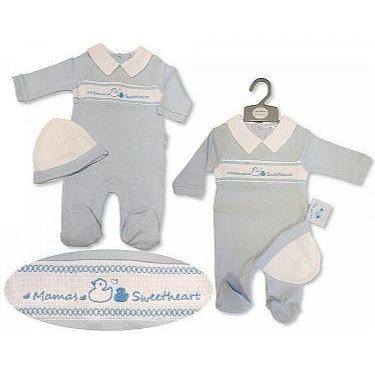 Mama's Sweetheart All-In-One Set for Baby Boys with Hat Chic Baby Clothing