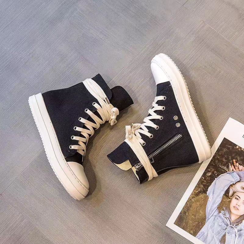 Men's New Fashion All-Match Running Sneakers Street Casual Sports Metal Trend Comfortable Canvas Upper Sports Shoes