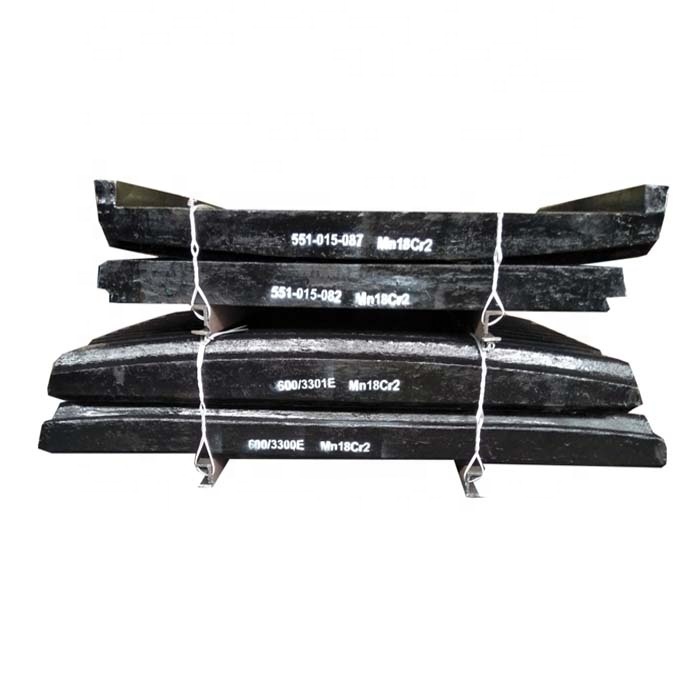 Manganese Steel Mn18Cr2 Jaw Plate For Terex Finlay J-1160 J-1175 J-1480 Jaw Crusher Spare