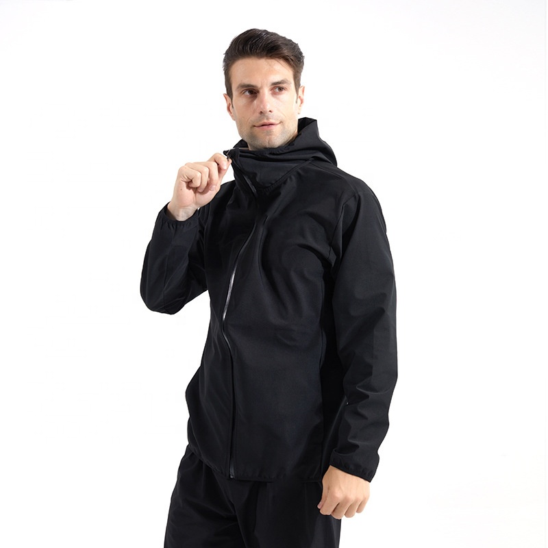 Mens Body Shaper Hot Sweats Sauna Suit Hot Sweat Slimming Shirt Weight Loss Jacket