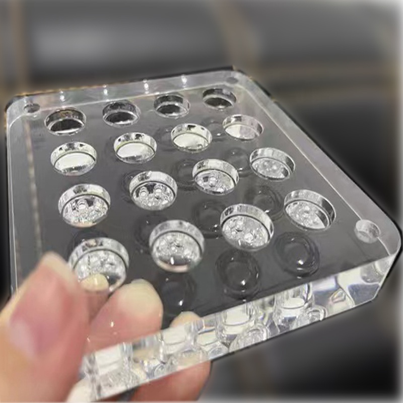 Custom CNC Milling Machining Clear Acrylic PC Plastic Parts High Precision Cnc Milling Acrylic PMMA Parts
