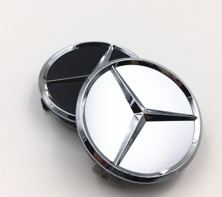 Hubcap 75 мм весь автомобиль серии серебристо-черный модифицированный hubcap Центр крышка этикетка капота этикетка
