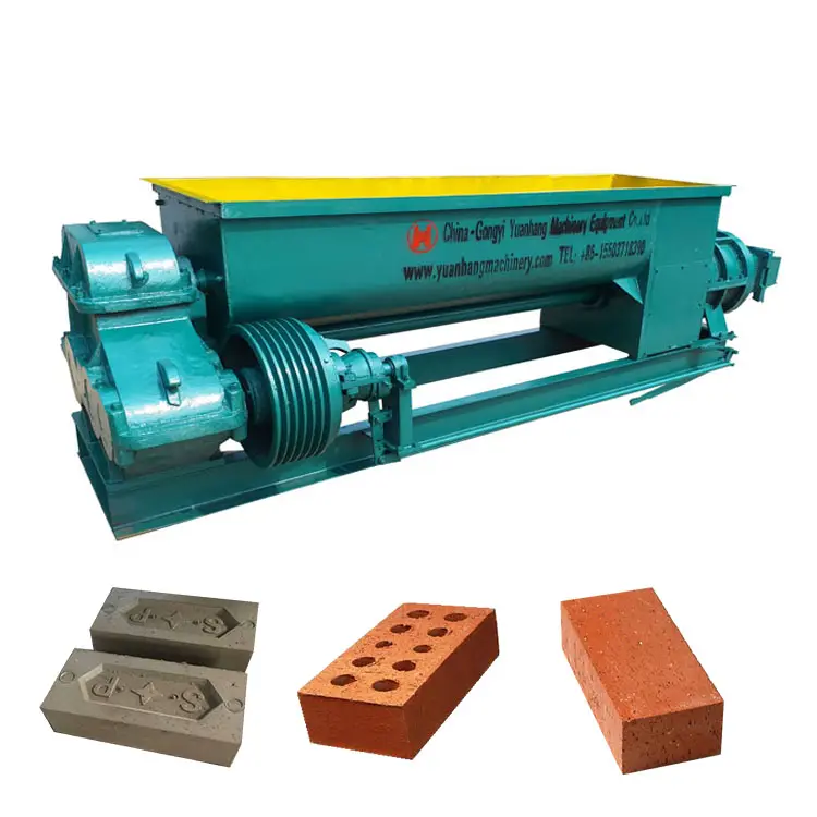 Auto bricks extruder machine price Solid  Hollow Red Soil Mud Clay Brick Making Machinery