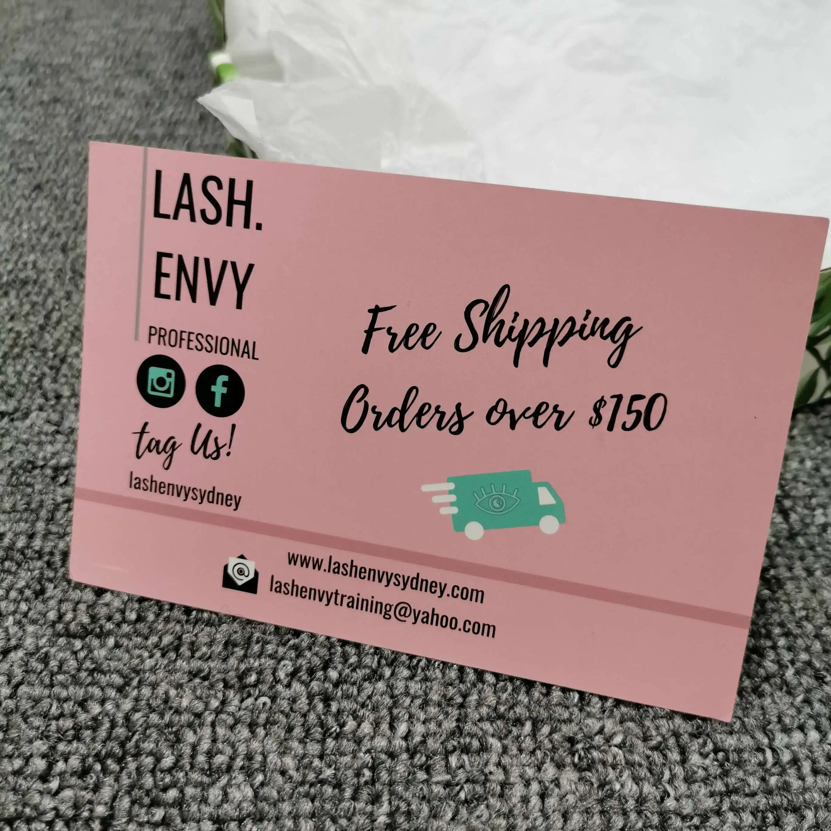 Wholesale customized colorful logo printing thank you card 10x15cm paper cards